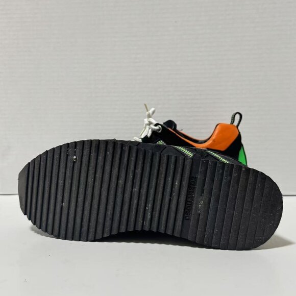 Dsquared2 Men\'s Leather Multicolor Platform Mountain Climber Sport Casual Shoes